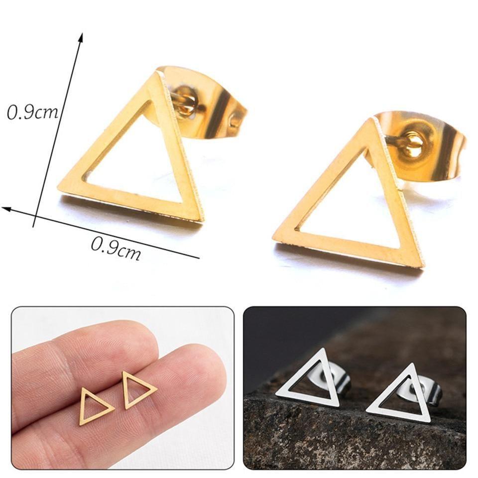 Mini Earrings Charm Jewelry Geometric Heartbeat Fashion E021723BBB - Touchy Style