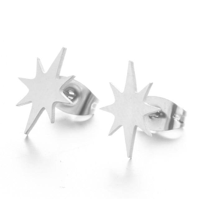 Mini Earrings Charm Jewelry Geometric Heartbeat Fashion E021723BBB - Touchy Style