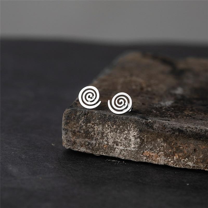 Mini Earrings Charm Jewelry Geometric Heartbeat Fashion E021723BBB - Touchy Style