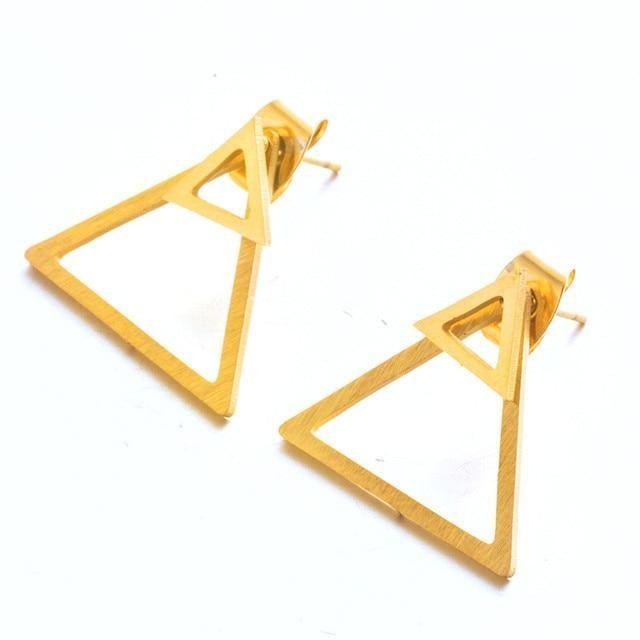 Mini Earrings Charm Jewelry Geometric Heartbeat Fashion E021723BBB - Touchy Style