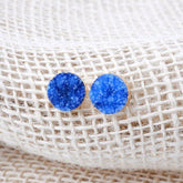 Nail Druzy Stone Mini Earrings Charm Jewelry BS0245 - Touchy Style .