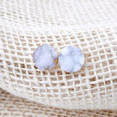 Nail Druzy Stone Mini Earrings Charm Jewelry BS0245 - Touchy Style