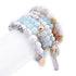 Natural Stone Glass Beads Bohemia Style 6 Pieces Bracelet Charm Jewelry Set BCJSK15 - Touchy Style