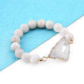 Natural Stone Round Beads Bracelets Charm Jewelry 