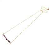 Necklaces Charm Jewelry BS0331 Geometric Crystal Adjustable Chain - Touchy Style