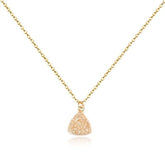 Necklaces Charm Jewelry Geometric Champagne Drusy Jewelry 