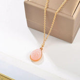 Necklaces Charm Jewelry Natural Stone Water Drop Pendant COS0454 - Touchy Style .