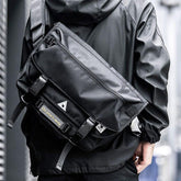 Oxford Black Cool Backpack - RZ235 Streetwear Bag For Men - Touchy Style