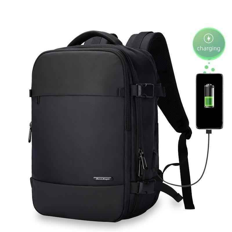 Oxford Polyester Black Cool Backpacks For Men's #MR9076 | Touchy Style