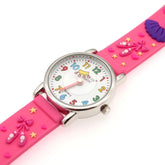 Princess Pink Silicone Simple Cheap Watches For Girls Children Kids A29 - Touchy Style