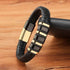 Rope Black Leather Bracelets Charm Jewelry TOS0356 For Men and Women - Touchy Style