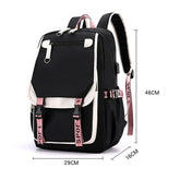 School Cool Backpack for Unisex Korean Style UCBFOS17 Waterproof Nylon Fabric - Touchy Style