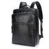 School Leather Waterproof Laptop Black Cool Backpacks VOS0111 - Touchy Style