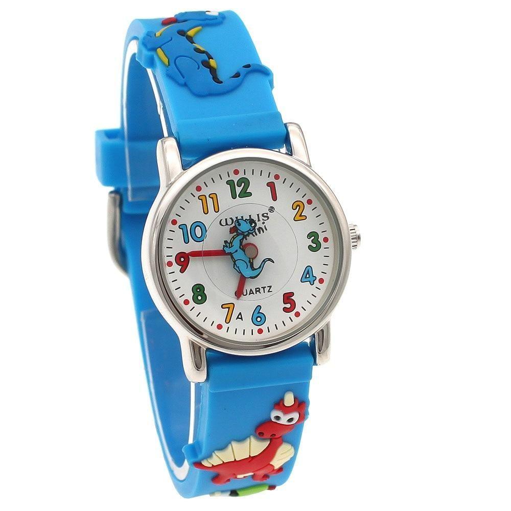 Silicone Simple Cheap Watches Children Kids Girls Dinosaur Cartoon A30 - Touchy Style