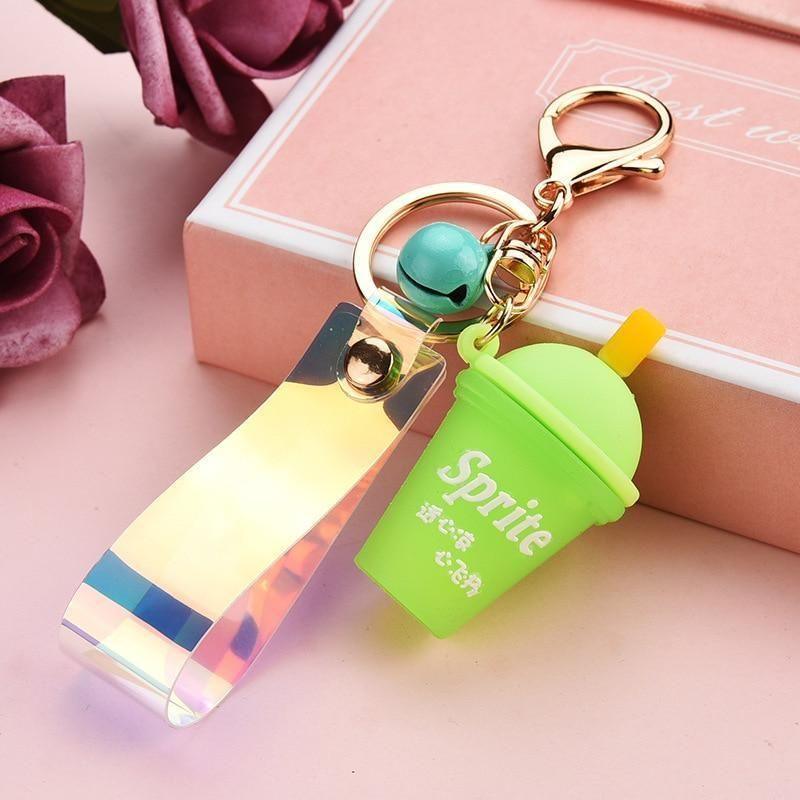 Silicone Soda Ice Tea Shape - Unique Keychains - K2349 - Touchy Style