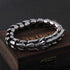 Silver Ouroboros Fashion Stainless Steel Bracelets Charm Jewelry BCJNVS32 For Men&