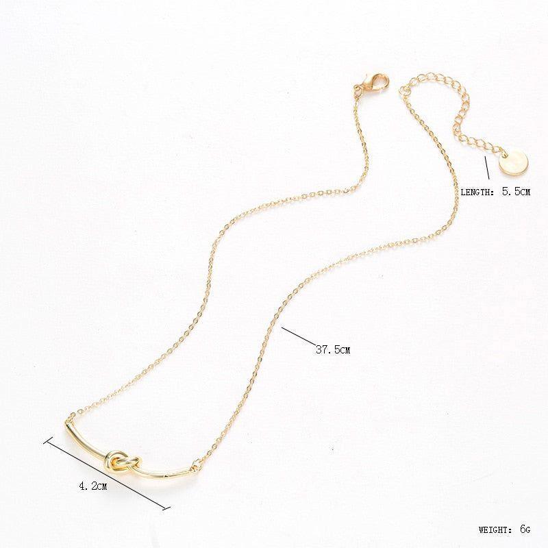 Simple Long Pendant Necklaces Charm Jewelry NCJB11 - Touchy Style