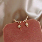 Simple Pure Star Earrings Charm Jewelry XYS0427 - Touchy Style .