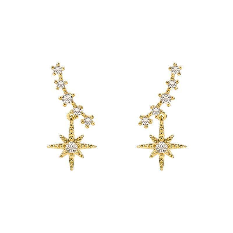 Simple Pure Star Earrings Charm Jewelry XYS0427 - Touchy Style