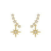 Simple Pure Star Earrings Charm Jewelry XYS0427 - Touchy Style