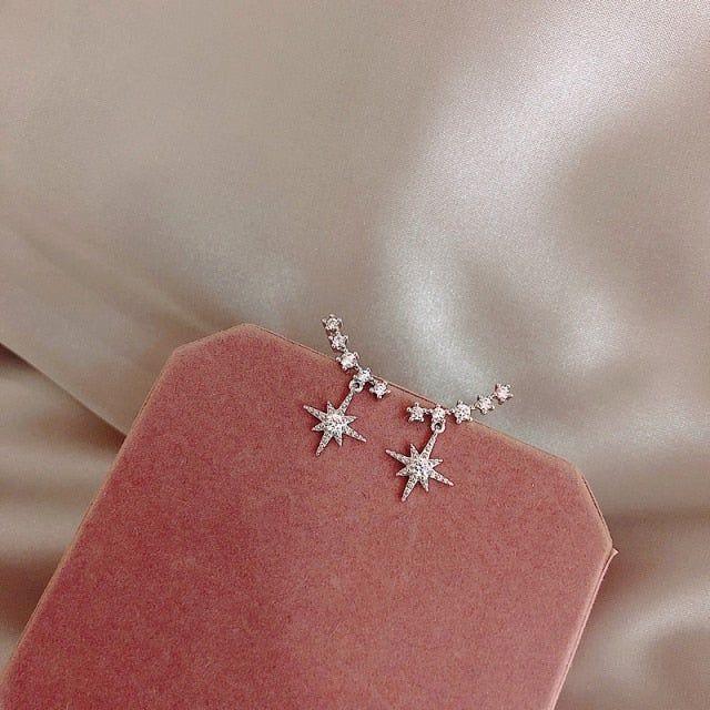 Simple Pure Star Earrings Charm Jewelry XYS0427 - Touchy Style