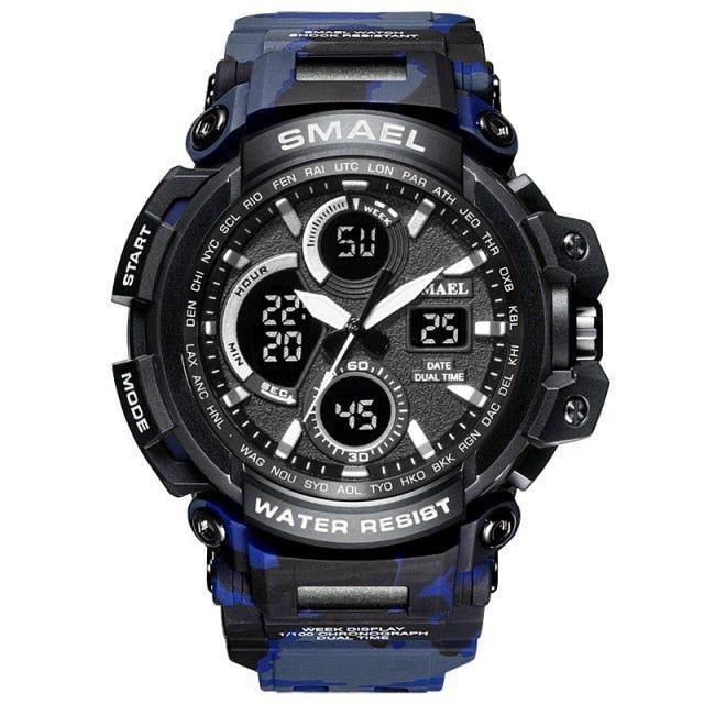 Sport Watches Waterproof Men Watch LED Digital Watch Military Male Clock 1708B Men Watch - Touchy Style