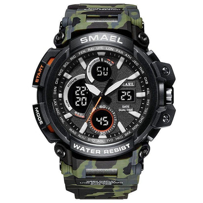 Sport Watches Waterproof Men Watch LED Digital Watch Military Male Clock 1708B Men Watch - Touchy Style