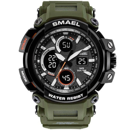 Sport Watches Waterproof Men Watch LED Digital Watch Military Male Clock 1708B Men Watch - Touchy Style