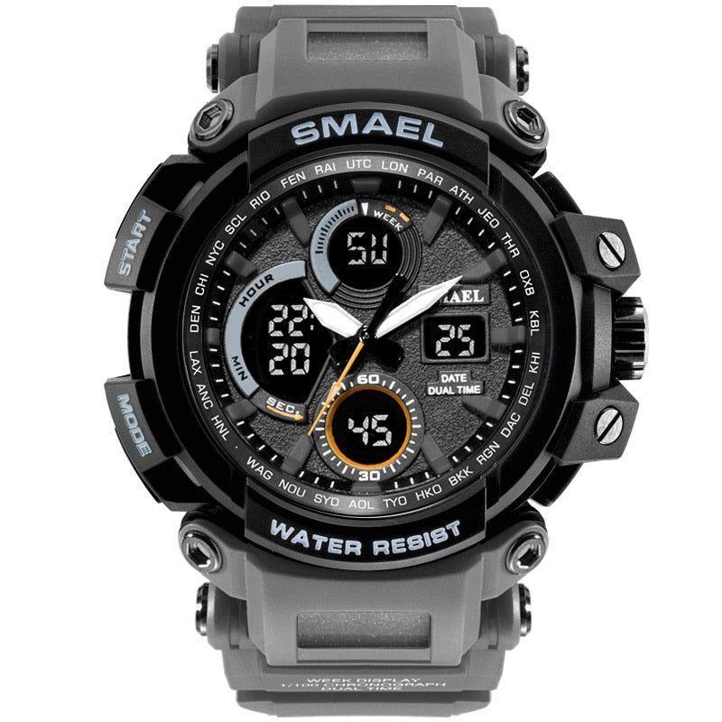 Sport Watches Waterproof Men Watch LED Digital Watch Military Male Clock 1708B Men Watch - Touchy Style