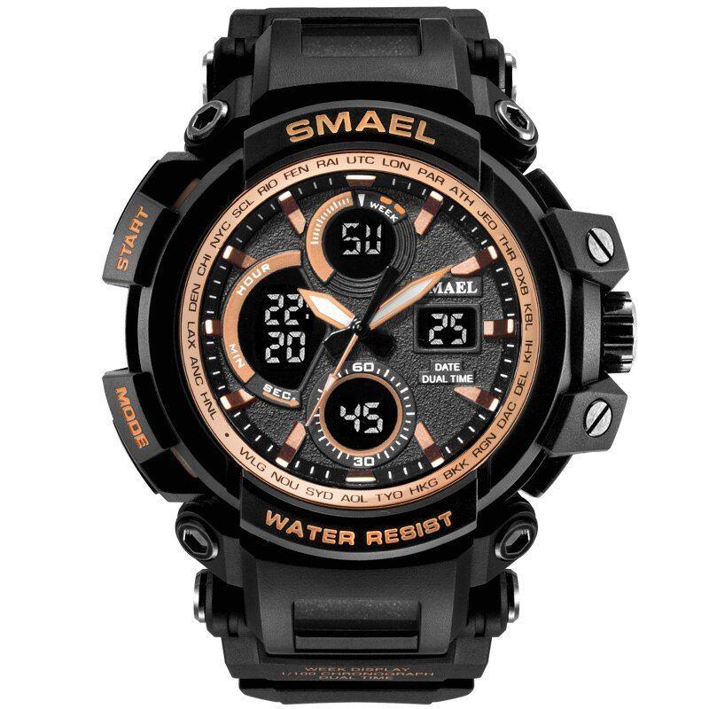 Sport Watches Waterproof Men Watch LED Digital Watch Military Male Clock 1708B Men Watch - Touchy Style