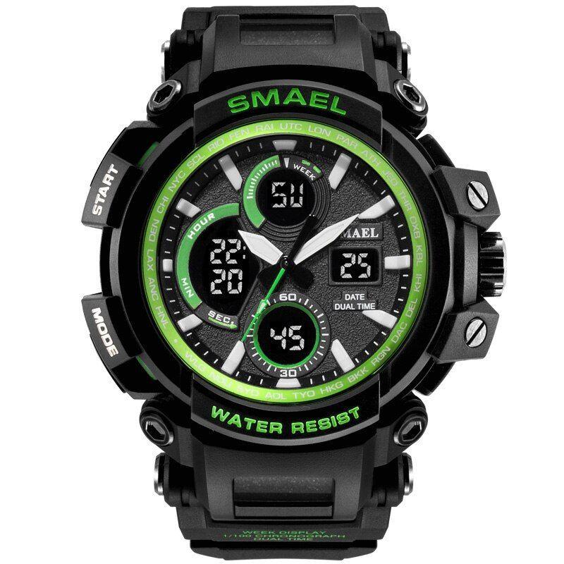 Sport Watches Waterproof Men Watch LED Digital Watch Military Male Clock 1708B Men Watch - Touchy Style