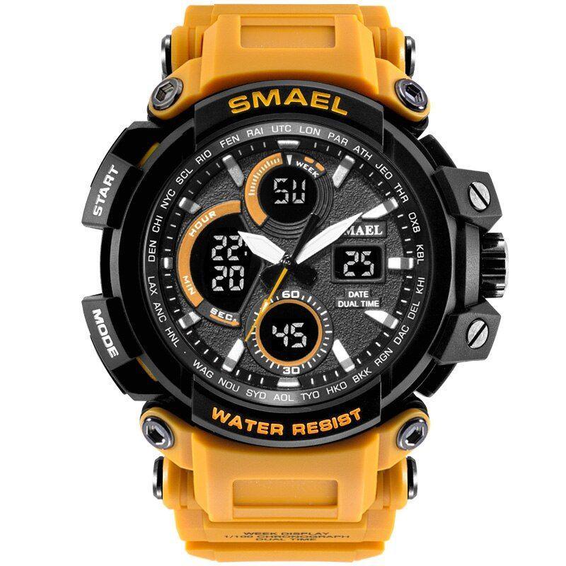 Sport Watches Waterproof Men Watch LED Digital Watch Military Male Clock 1708B Men Watch - Touchy Style