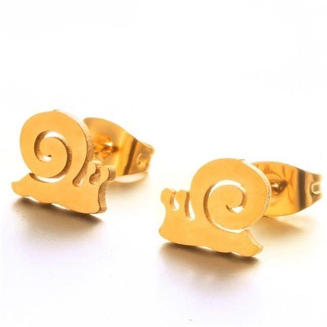 Stainless Steel Mini Animal Cartoon Earrings Charm Jewelry 