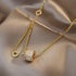 Stainless Steel Necklaces Charm Jewelry NCJSO46 Opals Luxurious - Touchy Style