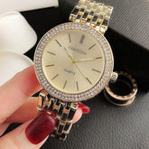 Stainless Steel Ultra Thin Simple Cheap Watches For Women&