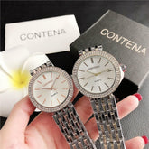 Stainless Steel Ultra Thin Simple Cheap Watches For Women&