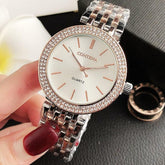 Stainless Steel Ultra Thin Simple Cheap Watches For Women&