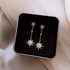 Star Fashion Crystal Long Earrings Charm Jewelry XYS0422 - Touchy Style