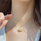 Sweet White Flowers Bracelets Necklaces Rings Earrings Charm Jewelry Set XOS0440 - Touchy Style