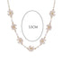 Sweet White Flowers Bracelets Necklaces Rings Earrings Charm Jewelry Set XOS0440 - Touchy Style