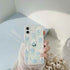 Transparent Japanese White Flower Cute Phone Cases For iPhone 14 13 12 11 Pro Xs Max XR X 7 8 Plus 7Plus - Touchy Style