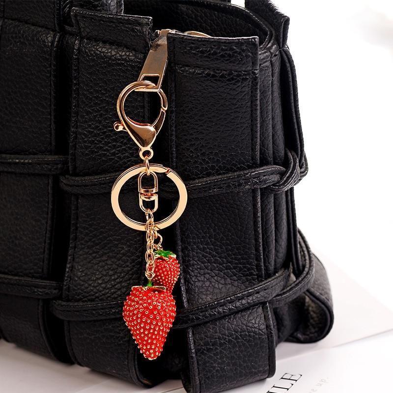 Unique Keychains Sweet Strawberry Pendent C4966 - Touchy Style