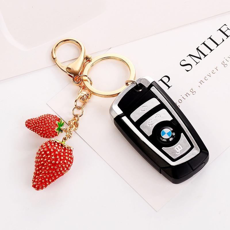 Unique Keychains Sweet Strawberry Pendent C4966 - Touchy Style