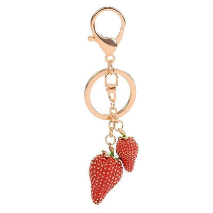 Unique Keychains Sweet Strawberry Pendent C4966 - Touchy Style