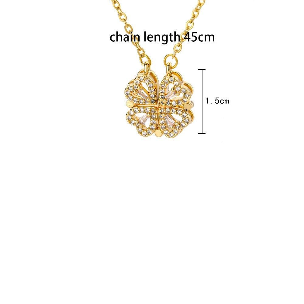 Four Leaf Clover Charm Necklace – The Urban Smith