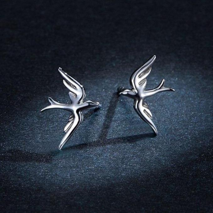 Vivid Bird - Stud Earrings Charm Jewelry - BSE302 - Touchy Style