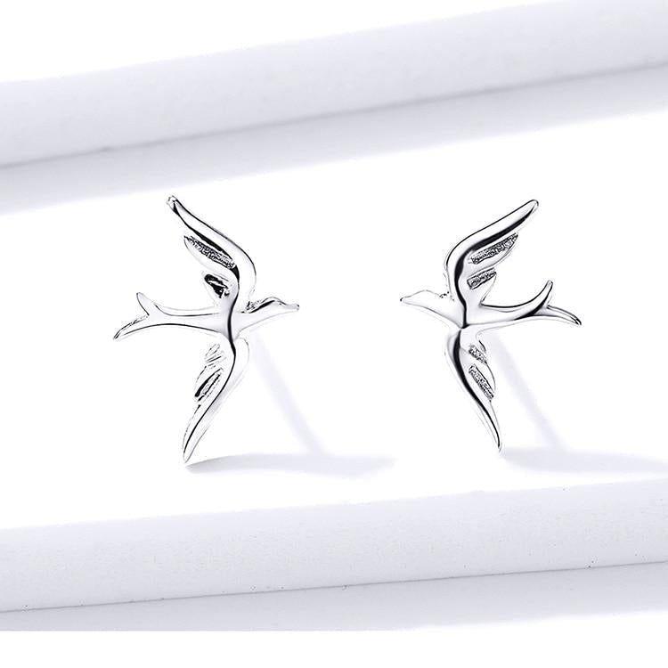 Vivid Bird - Stud Earrings Charm Jewelry - BSE302 - Touchy Style