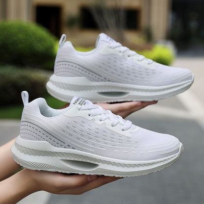 Walking White Breathable Sneakers Women&