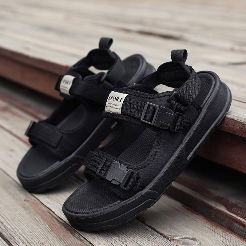 Waterproof Lightweight Flat Sandals - Men&