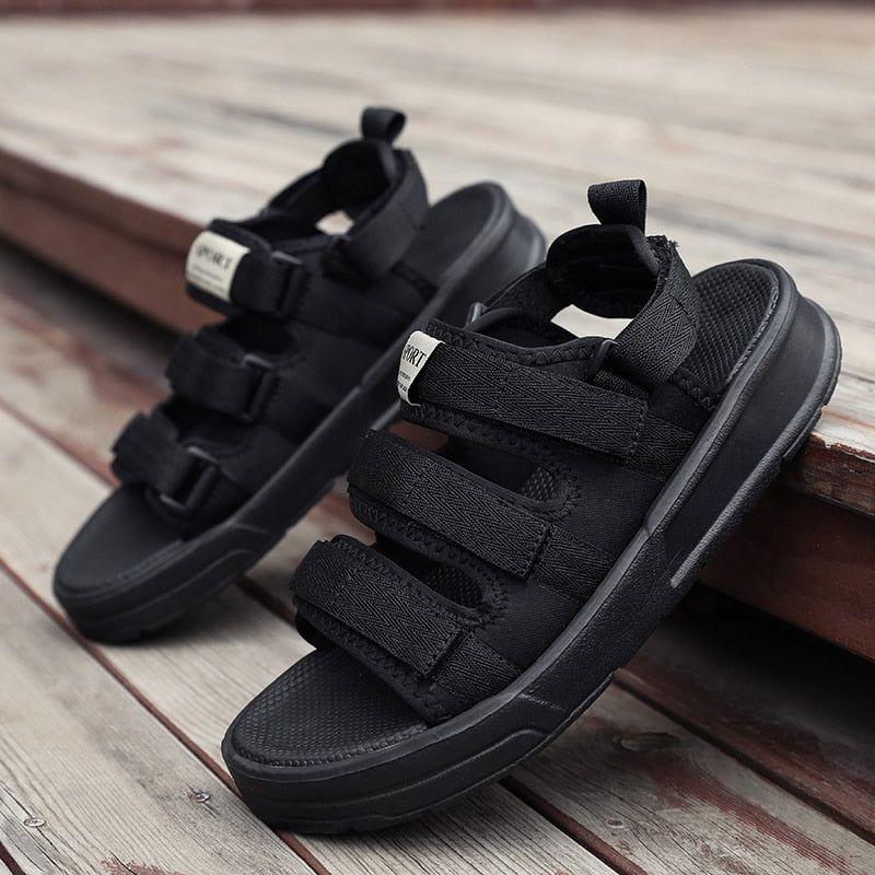 Waterproof Lightweight Flat Sandals - Men&